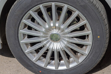 Silver Alloy Wheel