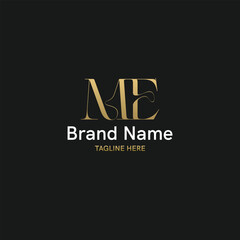 Innovative Initial Logo Solutions with letter ME