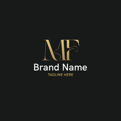 Innovative Initial Logo Solutions with letter MF