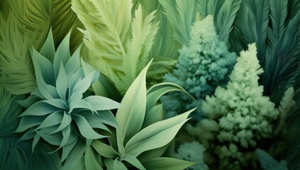 close up of a plants -Generative AI art