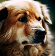 Golden retriever dog