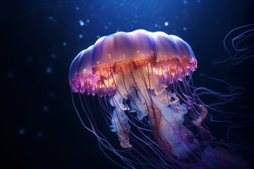 Close up of a jellyfish