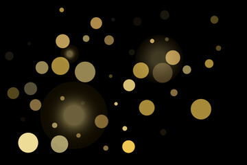 Gold glitter confetti, great design for any purpose. Party decor.