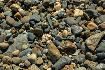 Rocks on beach