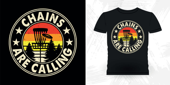 Funny Disc Golfing Retro Vintage Disc Golf Player T-shirt Design