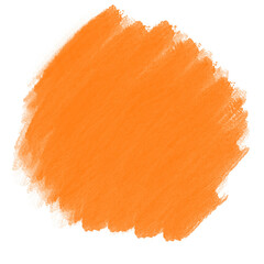 orange watercolor brush strokes