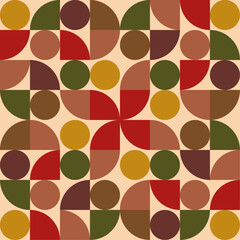 Abstract geometric background. Seamless vector pattern