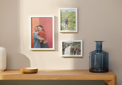 Frame Gallery Mockup at Home