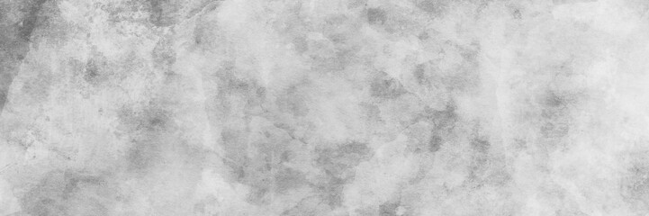 Gray grunge banner with rough concrete texture