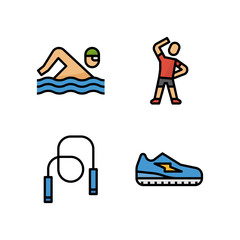 healthy  Icon logo design inspiration