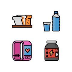 healthy  Icon logo design inspiration