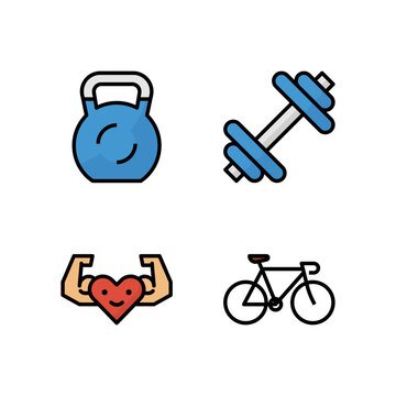 healthy  Icon logo design inspiration