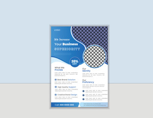 Corporate and business flyer design template 