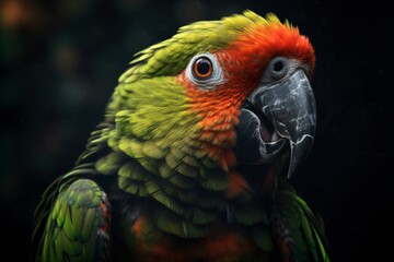 Obraz premium Close up of a parrot