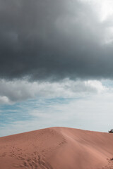 Fototapeta na wymiar Desert with blue sky