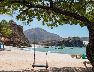 Beach Bliss: Swing with a View