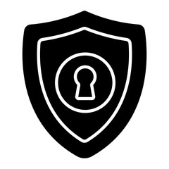 Security Glyph Icon