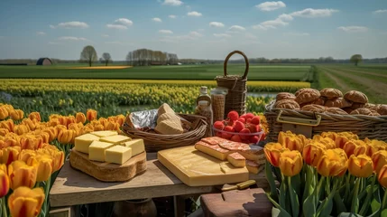 Fotobehang Divine Delights of Dutch Cuisine © VisualMarketplace