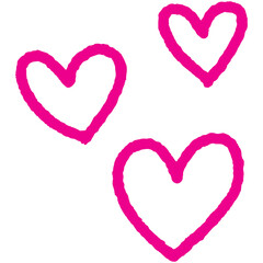 Heartfelt Embrace, Iconic Hand Drawn Smiley Hearts and Love Letters, Adorable Symbols of Affection for Your Creative Projects, Cherish Love with These Playful Illustrations, Perfect for Cards, Decor, 
