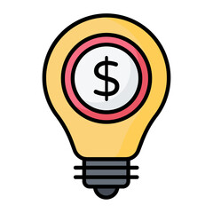 Innovation Line Color Icon