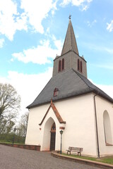 Fototapeta na wymiar Evangelische Kirche in Battenberg (Eder).