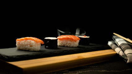 
sushi, japanese and asian food