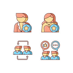 Influencer Marketing icon logo design inspiration