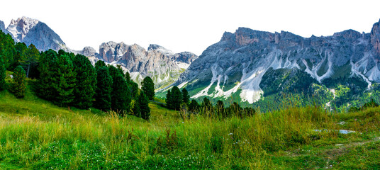 Mountains isolated on transparent background. PNG.