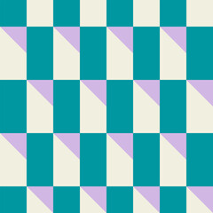 Essential geometric printable seamless pattern with abstract Minimal elegant line form stroke shapes in vibrant colors. Modern simple background in minimalist mid century style vector wall art