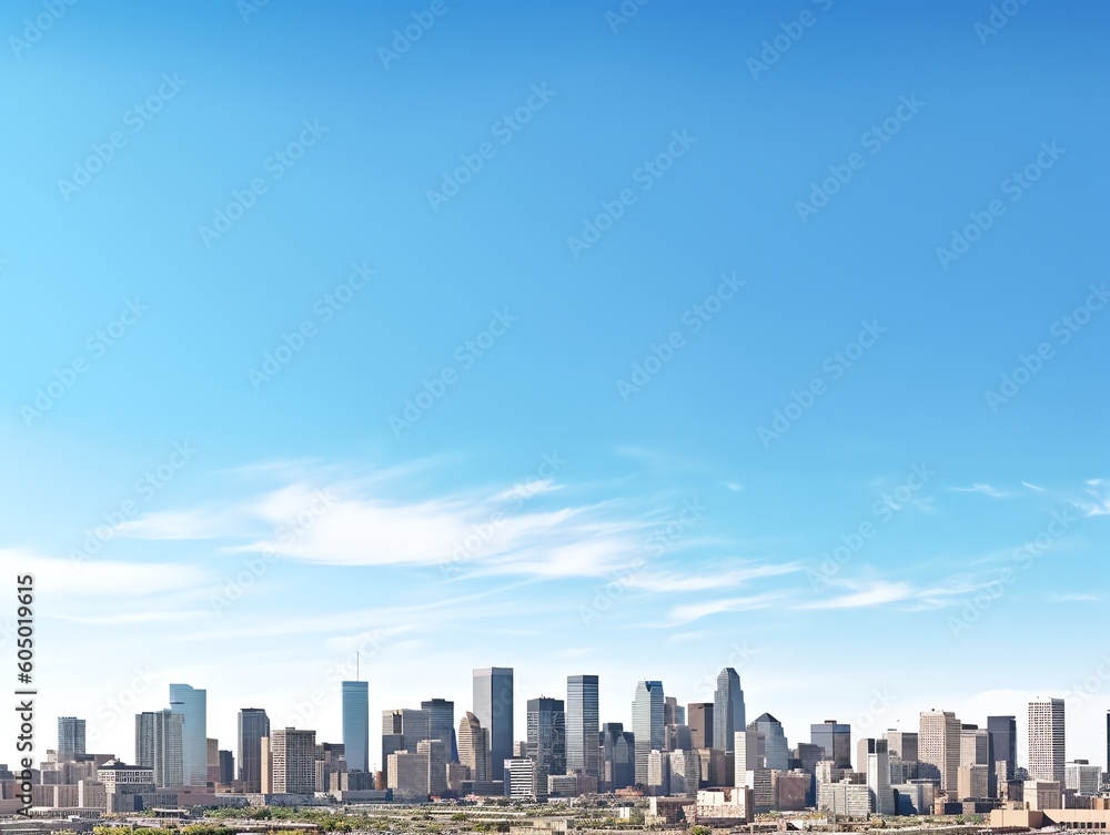 Wall mural majestic manhattan skyline: americas urban business hub