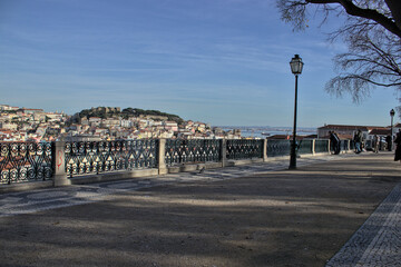 Vista parcial da cidade de Lisboa