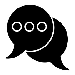 Communication Glyph Icon