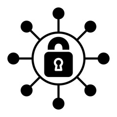 Connectivity Protection Glyph Icon