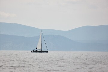 Sailing boat in the distance