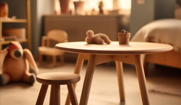 wooden table in a kid's room kid stock videos and royalty free footage