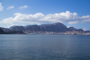 Fototapeta premium View of the coastal part of the city of Aden, Yemen