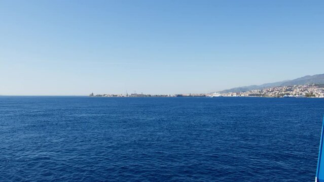 Strait of Messina sea Italy