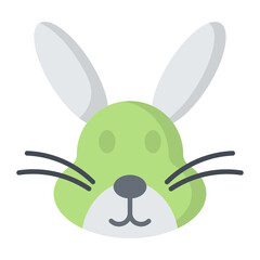 Rabbit Flat Icon
