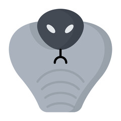 Snake Flat Icon