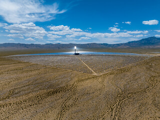 Solar Power Project Aerial