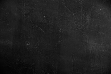Chalk rubbed out on blackboard. Chalkboard background.Black stone background. Black texture of cement. Copy sapce.Dark grey slate.