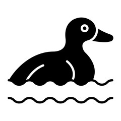 Goose Glyph Icon