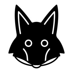 Fox Glyph Icon