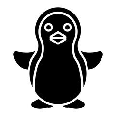 Penguin Glyph Icon