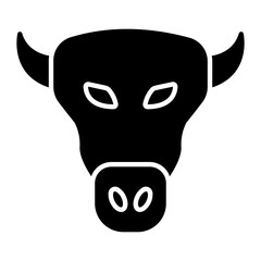 Yak Glyph Icon