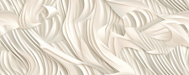 an ornamental Abstract Horizontal background, carved and engraved in ivory. Liquid flow texture. Fluid art Abtract-themed, photorealistic illustrations in JPG. 10:4 aspect. Generative ai