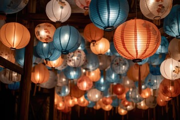 Obraz premium chinese lanterns