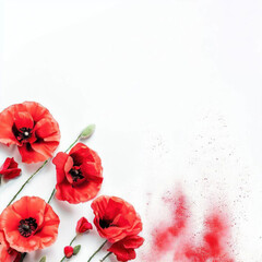 Breathtaking Poppy Splendor, Realistic Flower Illustration, Nature, Generative AI