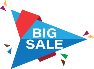 Big sale illustration design