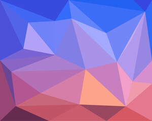 Abstract twilight color pattern polygon background template texture